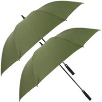 Kit 2 Guarda Chuvas Grandes Autómaticos Fazzoletti Portaria Recepção Hotel Eventos Maxi Luxo