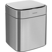 Lixeira Tramontina 8L Sense Square Aço Inox Abertura Automática Balde Removível