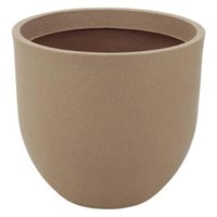 Vaso Grande para Plantas 54cm Tramontina Laos em Polietileno Reciclável Granito Areia Decoração