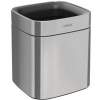 Lixeira Tramontina Square 8L Aço Inox sem Tampa Escritórios Recepções Home Office