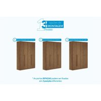 Quarto Completo Modu +Cômoda QC333 Jatobá - Santos Andirá