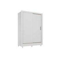 Guarda Roupa Casal Bélgica 2 Portas Branco Santos Andirá