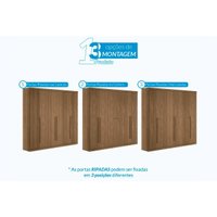 Quarto Completo Modu 2 Peças (1GuardaRoupa+1Cômoda) QC377 Jatobá - Santos Andirá