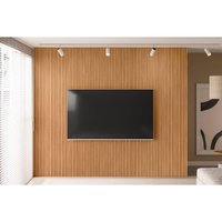 Painel p/ Banheiro até 100 Pol Modular 3.0 Ripado 297x250cm Nature Fosco - Linea Brasil