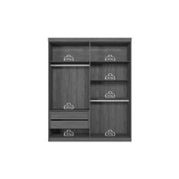 Quarto Completo Modu +Cômoda QC323 Jatobá - Santos Andirá