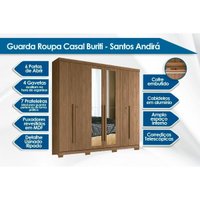 Quarto Completo Modu +Cômoda QC351 Jatobá/Grafite - Santos Andirá