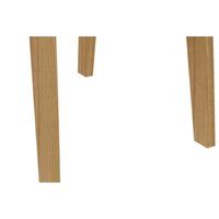 Conjunto: Mesa Sala Jantar Maitê Tampo Madeirado 130x80cm e 4 Cadeiras Paola Cinamomo - Carvalho/Suede Nude Bege Cimol