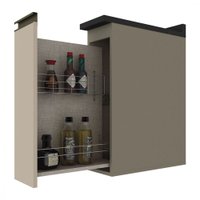 Balc&atilde;o Henn Para Condimentos Connect Sem Tampo 20 cm