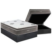 Cama Box Baú Casal + Colchão Molas Inovaflex Essential