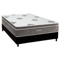 Cama Box Casal + Colchão Molas Inovaflex Essential