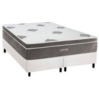 Cama Box Queen + Colchão Molas Inovaflex Essential