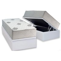 Cama Box Baú Solteiro + Colchão Anatômico Inovaflex Comfort Premium