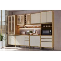 Kit Modulado Ronipa 8 Peças Tempranillo C8P81 Amendoa/Off White