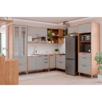 Kit Modulado MGM 8 Peças Eloise C8P88 Cinamomo/Platina