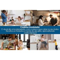 Kit Modulado MGM 5 Peças Brilhante C5P162 Cinamomo/Off