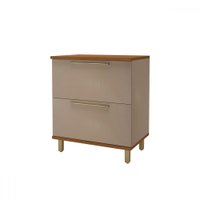 Balcão de Cozinha 93 Cm Munique 2 Portas Freijó/Camurça - Indékes