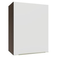 Armário Aéreo 50cm 1 Porta Rustic/Branco Veludo Lux Madesa