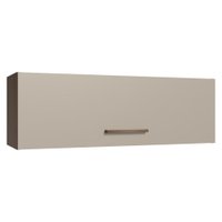 Armário Aéreo 100 cm 1 Porta Basculante Rustic/Crema Agata Madesa