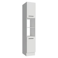 Paneleiro 40 cm 2 Portas e 2 Nichos Branco Agata Madesa
