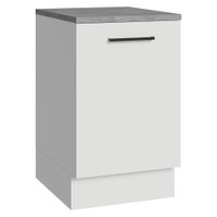 Balcão de Cozinha 50cm 1 Porta Branco Agata Madesa