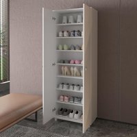 Sapateira Vertical 57cm com 2 Portas e 7 Prateleiras Multimóveis CR35394 Branca
