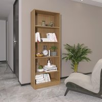 Estante Escritório Multiuso 60 cm Multimóveis CR25039 Amêndoa