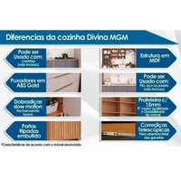 Kit Modulado MGM 6 Peças Divina C6P133 Cinamomo/Titanium