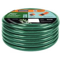 Mangueira de Jardim 20m Flex Tramontina Verde PVC Resistente Trançada Flexível Engate e Esguicho