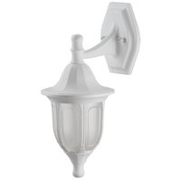 Arandela Branca de Parede Lente Cristal Bivolt Luminária E27 Clássica Estilo Vitoriano