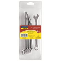 Jogo Chaves Combinadas 6 Pçs Aço Vanádio Cromado Tramontina Master em Milímetros Manutenção