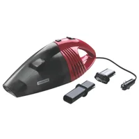 Aspirador de Pó Portátil para Carros 12V 60W Escova e Bocal Prolongador Tramontina Vermelho Limpeza