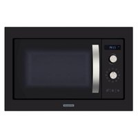 Microondas Embutir 25L Tramontina 220V Vidro Temperado Preto Glass Cook 8 Funções