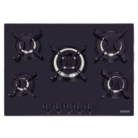 Fogão Cooktop Gás 5 Bocas Tramontina Mesa Vidro Tripla Chama Superautomático Bivolt Penta