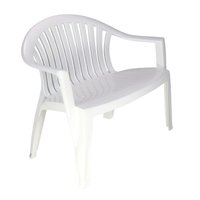 Banco Leme 114 cm em Polipropileno Branco - Tramontina