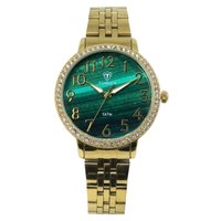 Relógio Feminino Tuguir Analógico TG178-1C Dourado e Verde