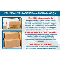 Conjunto: Mesa Sala Jantar Londrina Tampo Madeirado c/Vidro Reto 180cm 6Cadeiras Londrina Imbuia/Suede Creme-Rufato