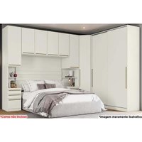 Quarto Casal Modulado Seletto 5 Peças QM121 Areia - Henn