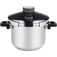 Panela de Pressão 6L Tramontina Presto Aço Inox Fundo Triplo 22cm 5 Dispositivos de Segurança