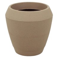 Vaso Egípcio 54cm Flores Acabamento Granito Areia Tramontina para Folhagens Cachepô Grande