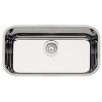Cuba para Bancada Tramontina Inox Alto Brilho 29L Retangular 56x34cm Cozinha Área Gourmet