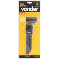 Chave Allen Jg 1,5A10Mm 10Pc Longa Abaulada