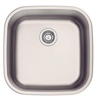 Cuba de Embutir ou Sobrepor 40cm Tramontina Inox Escovado 28L Cozinha Modelo Aria Maxi 40 BS