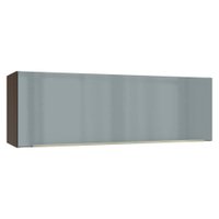 Armário Aéreo 100 cm 1 Porta Basculante Rustic/Cinza Lux Madesa