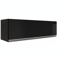 Armario Aereo 1 Porta Basculante 80 cm BP Fiorella Preto Eratto Moveis