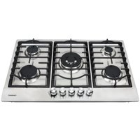 Cooktop a Gás Cuisinart Casual Cooking 5 Bocas 76Cm Inox 220V 4093180002