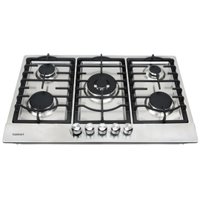 Cooktop a Gás Cuisinart Casual Cooking 5 Bocas 90Cm Inox 220V 4093180003