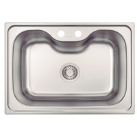 Cuba Pia Cozinha Tramontina 69x49cm Inox Escovado Morgana 60 FX Undermount com Válvula