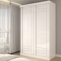 Guarda-Roupa Solteiro Legado 2 Portas 2 Gavetas 100% Mdf Branco - Panorama Móveis