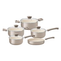 Jogo de Panelas Tramontina Veronese Alumínio e Cerâmica Bege 5 Peças