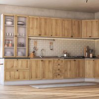 Armário Cozinha Completo Ditália Berlim 10 Pçs CV/BR B12